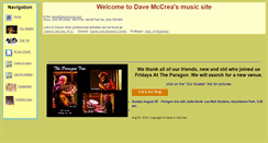 Desktop Screenshot of davemccrea.com